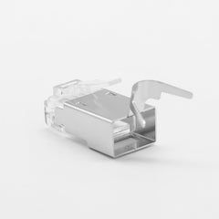 Cat7 RJ45 Pass-Through Shielded Connector | FTP 8P8C Male Plug
