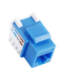 Cat6a 90 Degree Keystone Jack, Unshielded XLEP