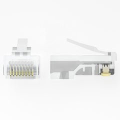 Cat5 UTP RJ45 Connector with Gold-Plated Contacts