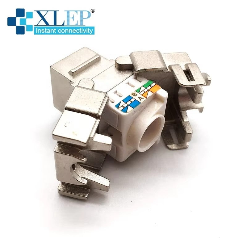 Shielded Keystone Jack Cat6a XLEP