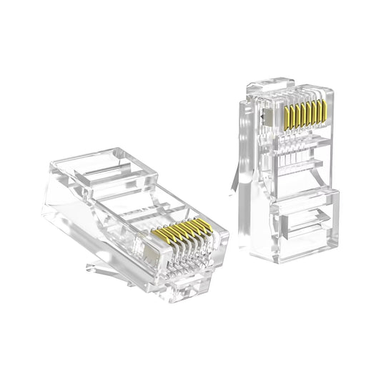 Cat5 UTP RJ45 Connector with Gold-Plated Contacts