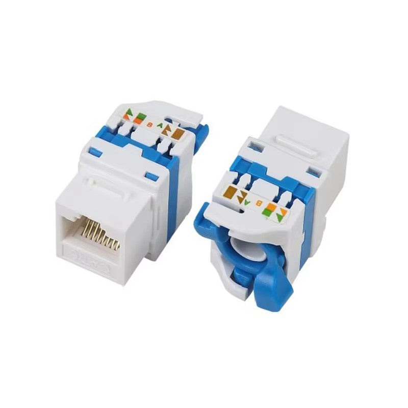 Cat6 Twist Lever 180-Degree Toolless Keystone Jack, Unshielded XLEP