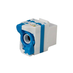 Cat6 Twist Lever 180-Degree Toolless Keystone Jack, Unshielded XLEP