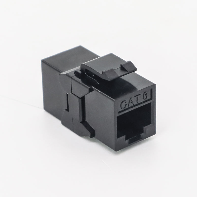 XLEP CAT 6 Keystone Coupler (UL Listed), 25-Pack RJ45 Keystone Coupler Female to Female UTP, Ethernet Coupler for Patch Panel and Wall Plate 
