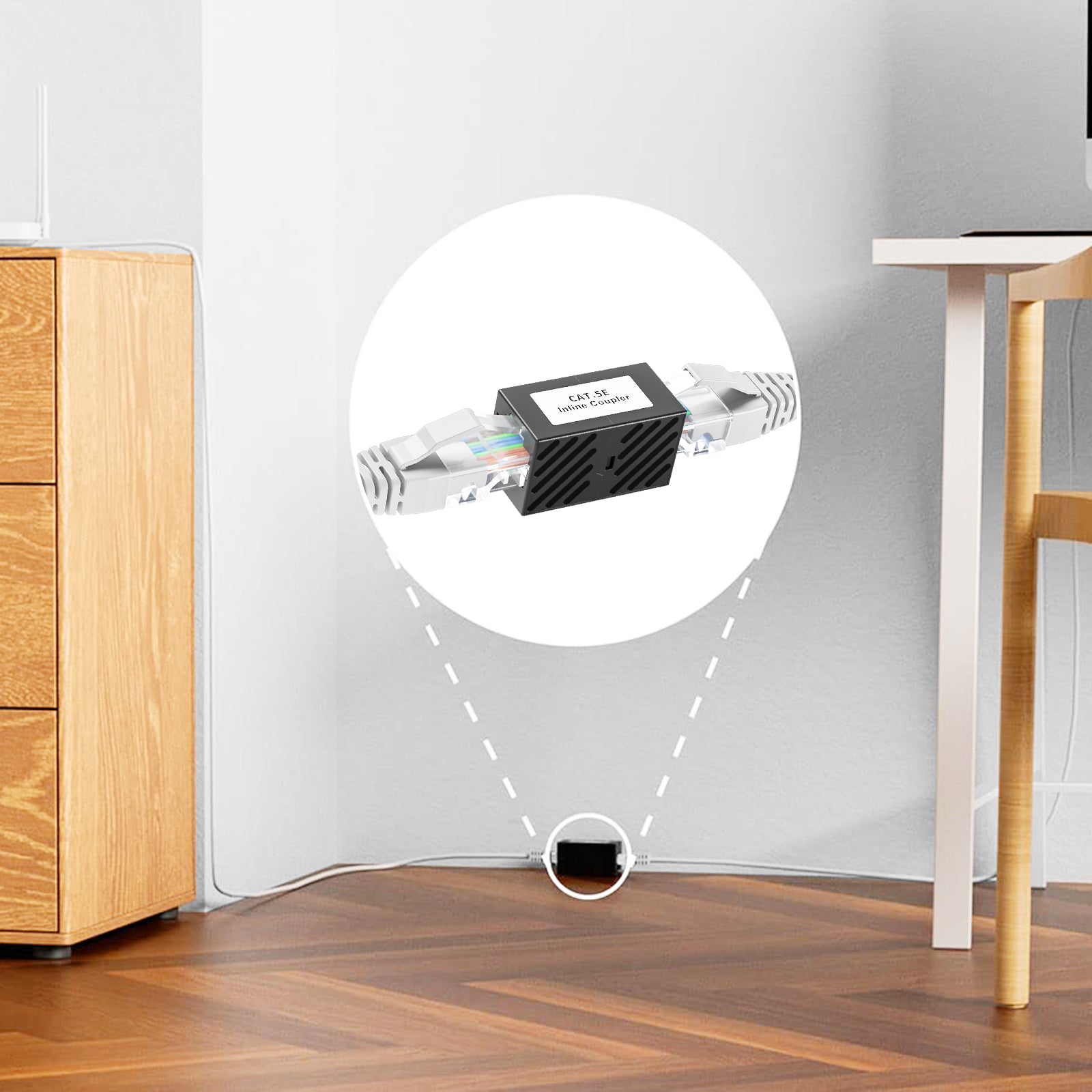 RJ45 Cat6 Ethernet Coupler XLEP