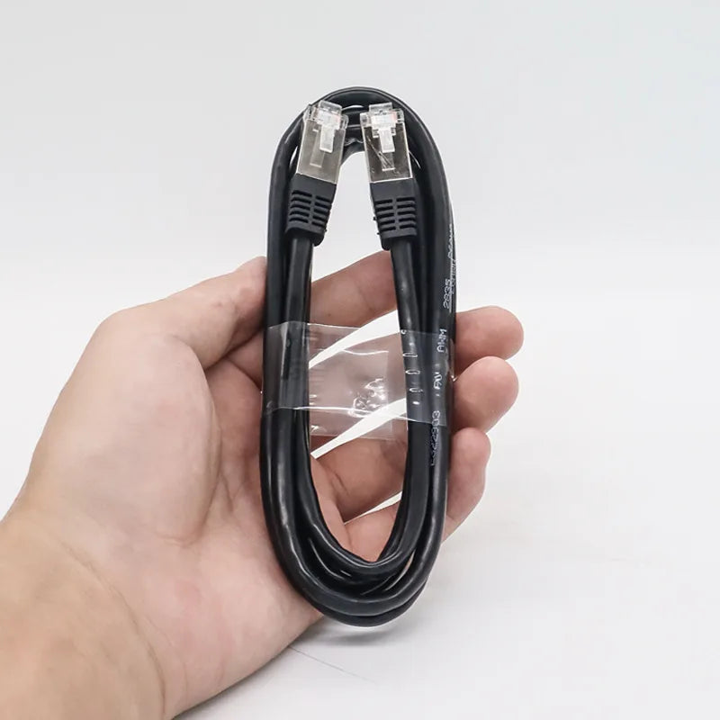 FTP Cat5e Cat6 Shielded RJ45 Patch Cord, 26AWG Pure Copper, 1 m