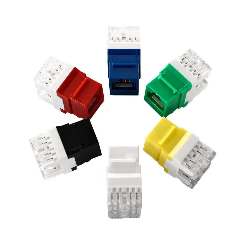 XLEP XL-2056 Cat6 Shielded Toolless Keystone Jack, 25 Pack
