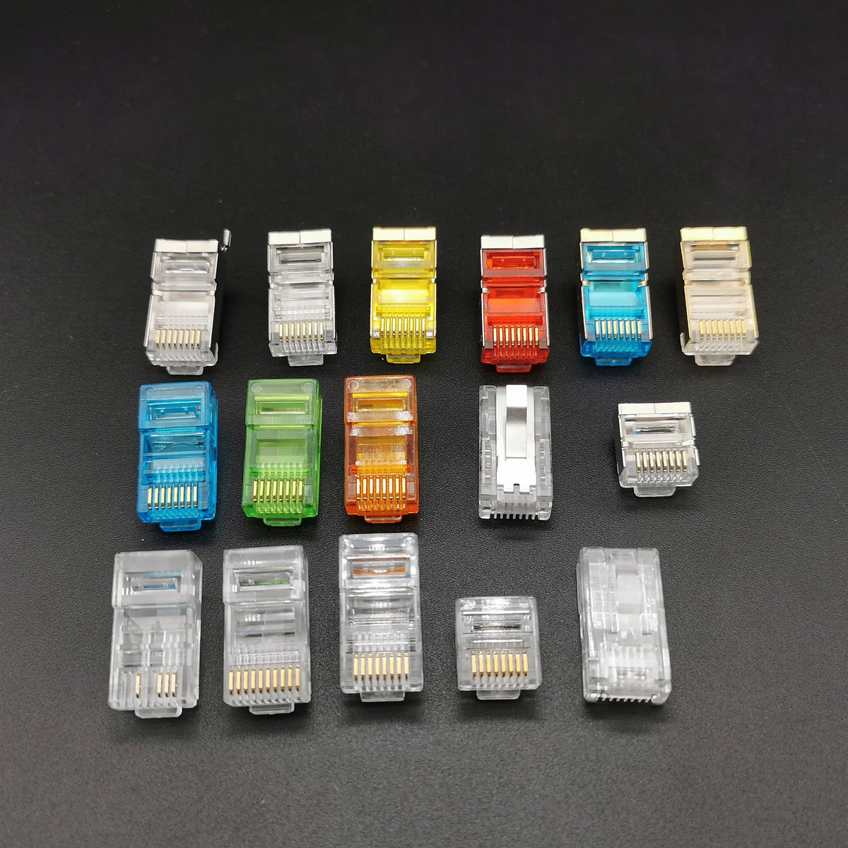 XLEP XL-303B Shielded RJ45 8P8C Inline Coupler, 100 Pack