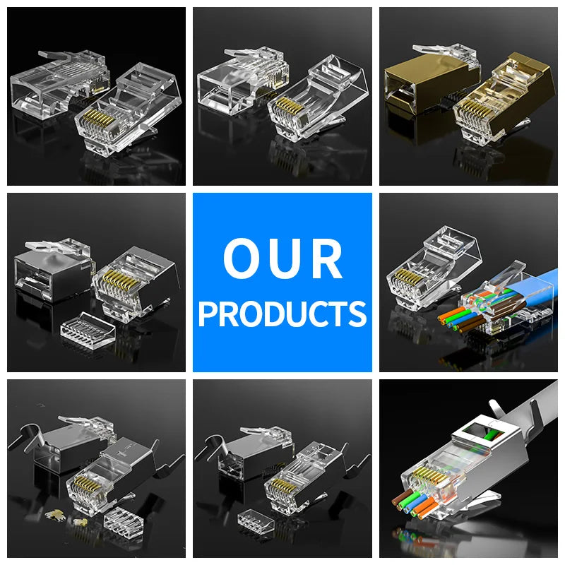 XLEP XL-705N RJ45 Strain Relief Boots, Cat5e Cat6, 100 Pack