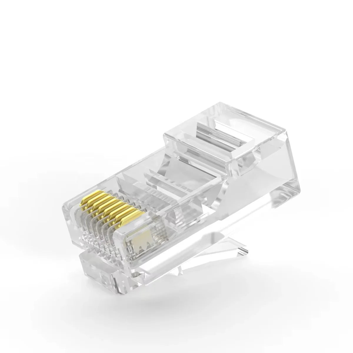 XLEP XL303 RJ45 Modular Plugs for Cat5e Cat6 UTP Cable, 100 Pack