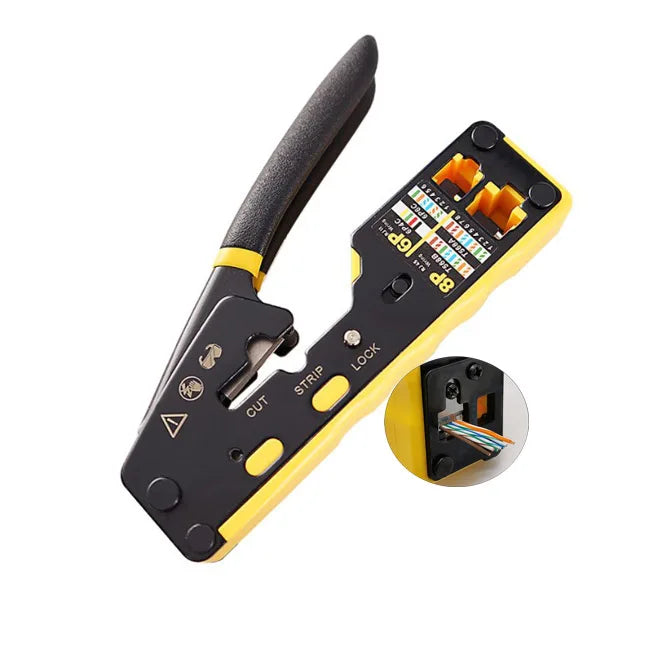 XLEP XL841 RJ45 Crimping Tool for RJ11, RJ12 and RJ45 Plugs