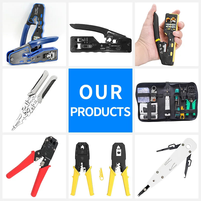 XLEP XL 5008 RJ45 EZ Crimping Tool for Cat5e Cat6 Cat7 Cable