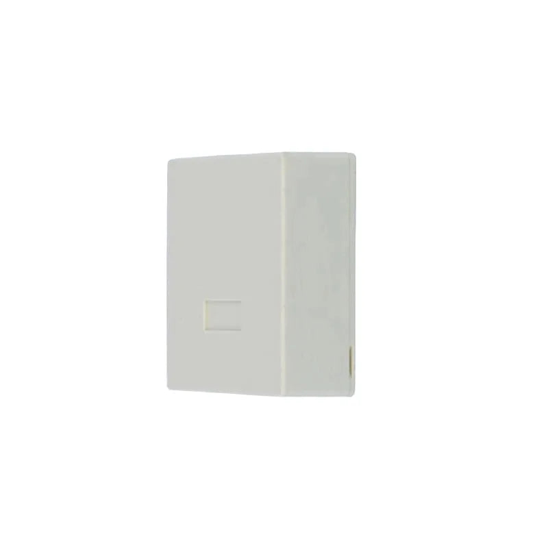XLEP XL-40083 Single Port RJ11 6P2C Telephone Surface Box, 10 Pack