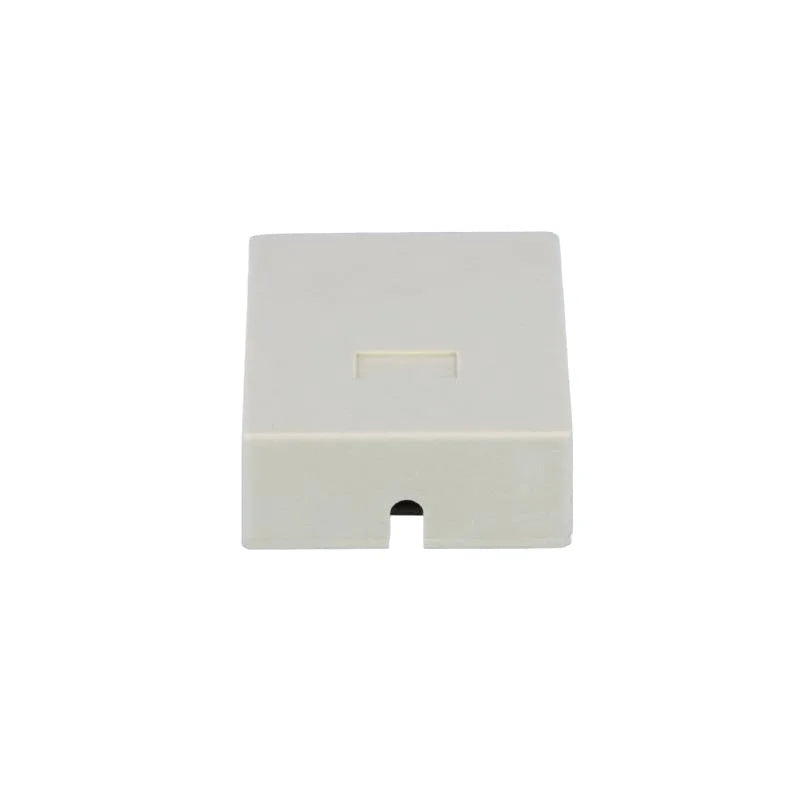 XLEP XL-40083 Single Port RJ11 6P2C Telephone Surface Box, 10 Pack
